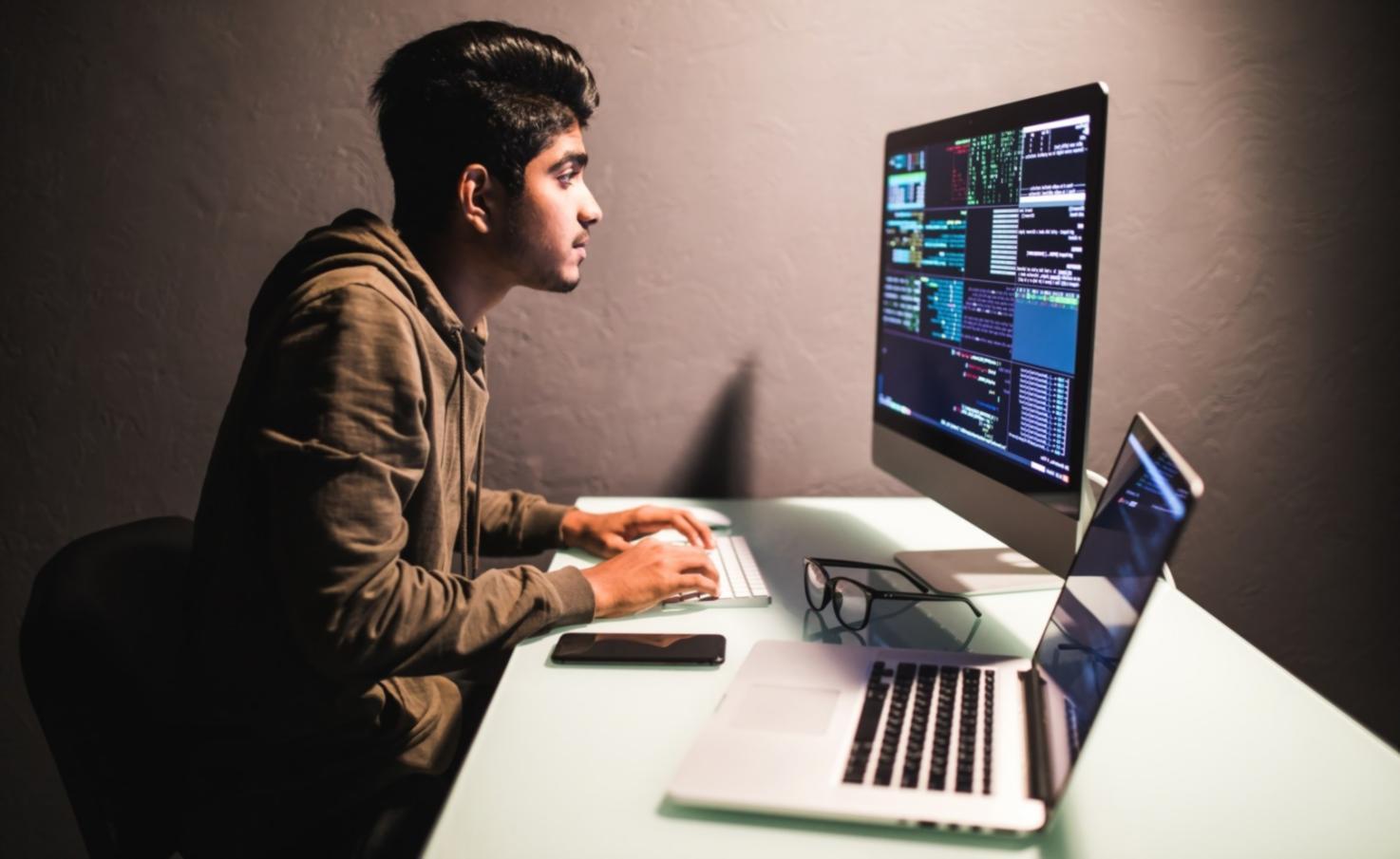 Blockchain network visualization showing decentralized content distribution patterns