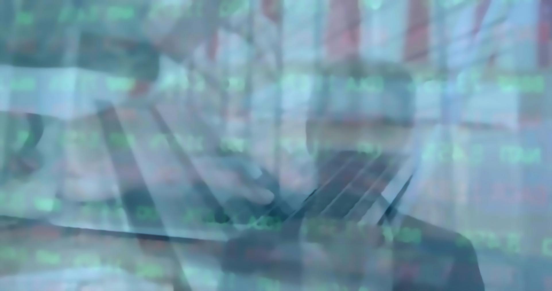 Students collaborating on blockchain media project development